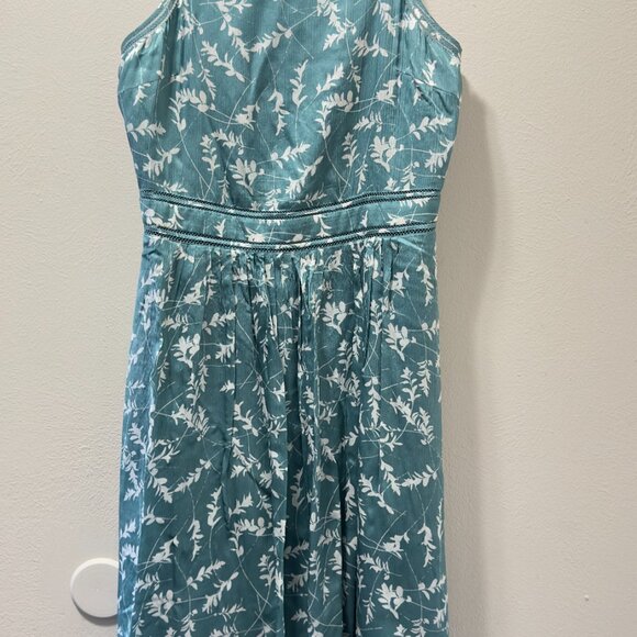 CLUB MONACO Josefienahh Floral Print Georgette Silk Dres Size 10 - Picture 6 of 12